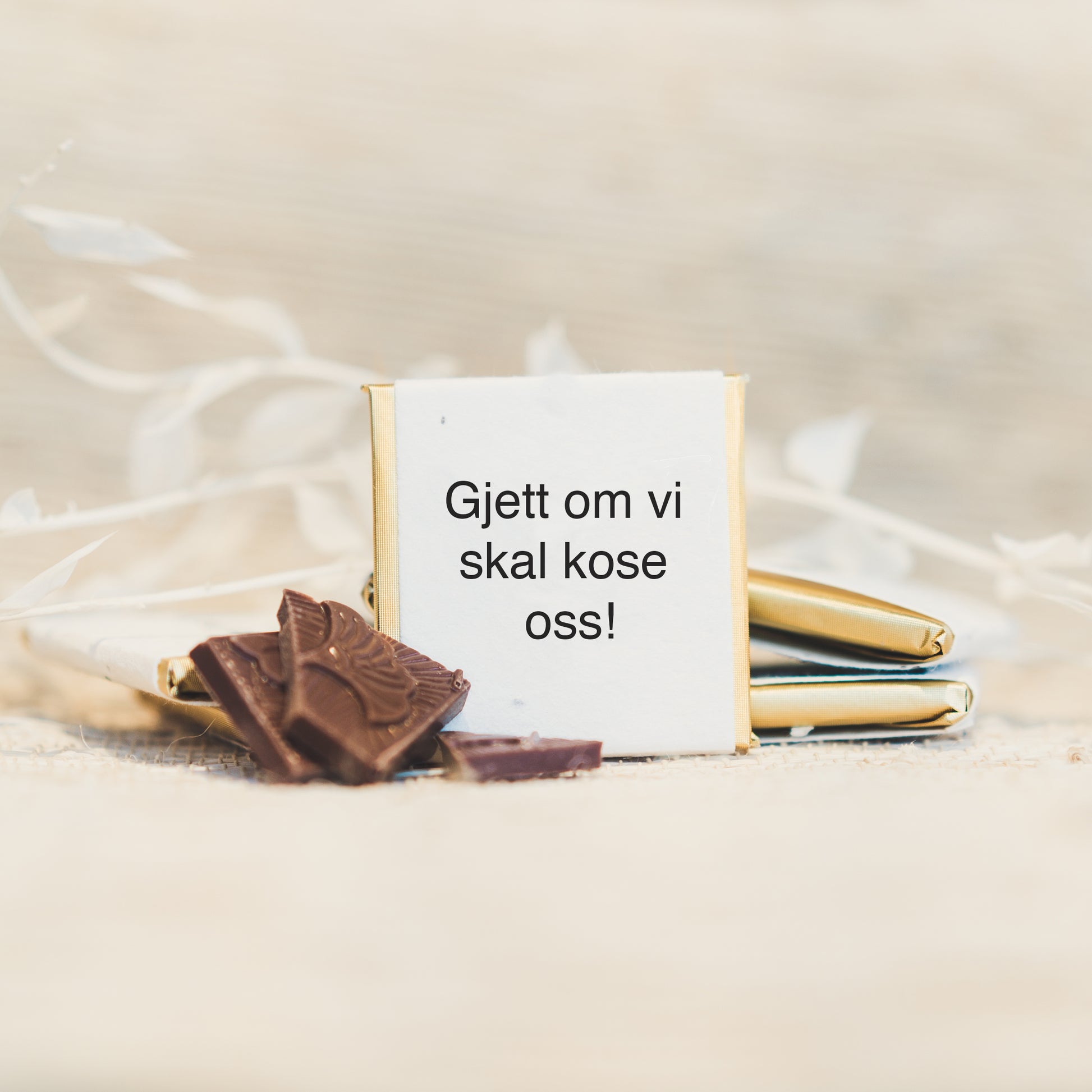 Gjett om vi skal kose oss!